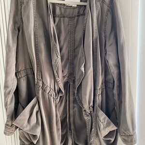 Stylish Women's Utility Jacket in Gray